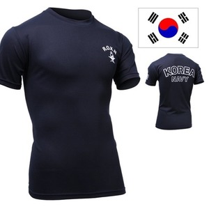 해군 군인 반팔 티셔츠