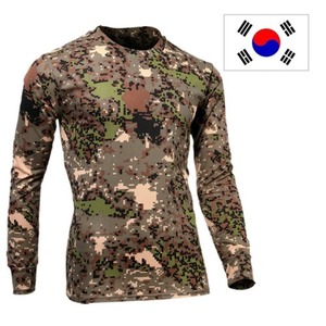 쿨 군인 디지털 긴팔 티셔츠
